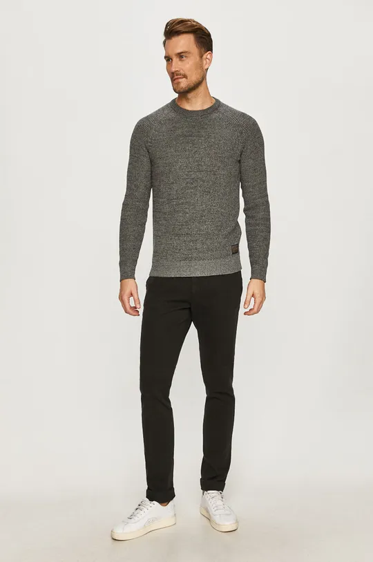 Selected Homme - Sweter szary
