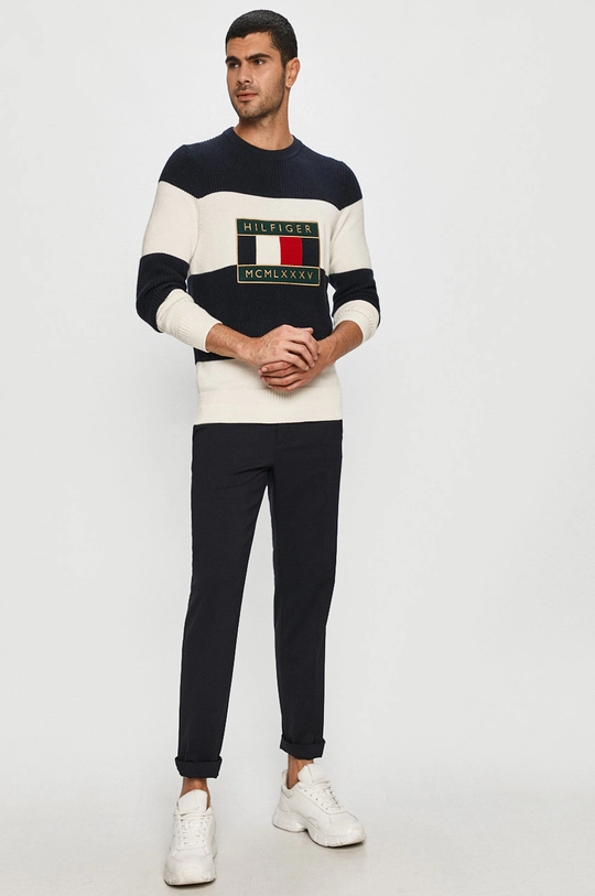 Tommy Hilfiger - Sweter MW0MW15453 beżowy