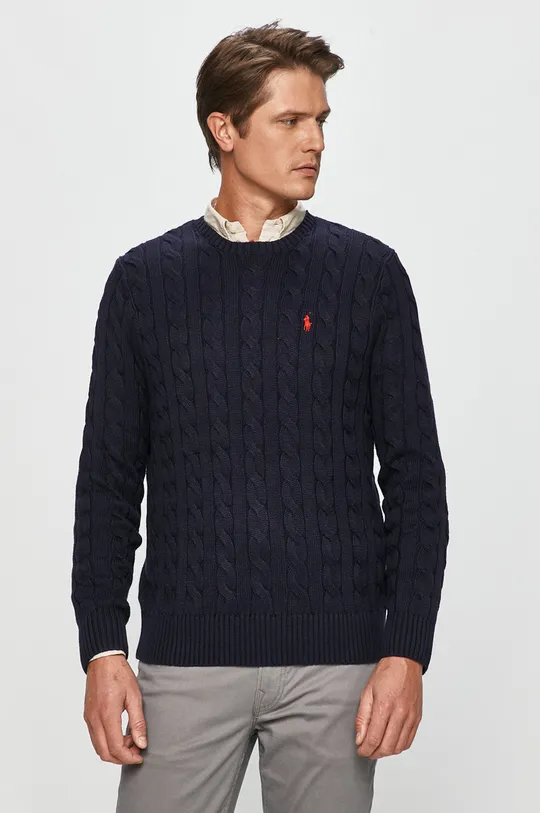 mornarsko modra Polo Ralph Lauren pulover Moški