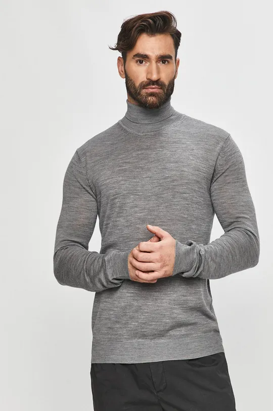 szary Tailored & Originals - Sweter