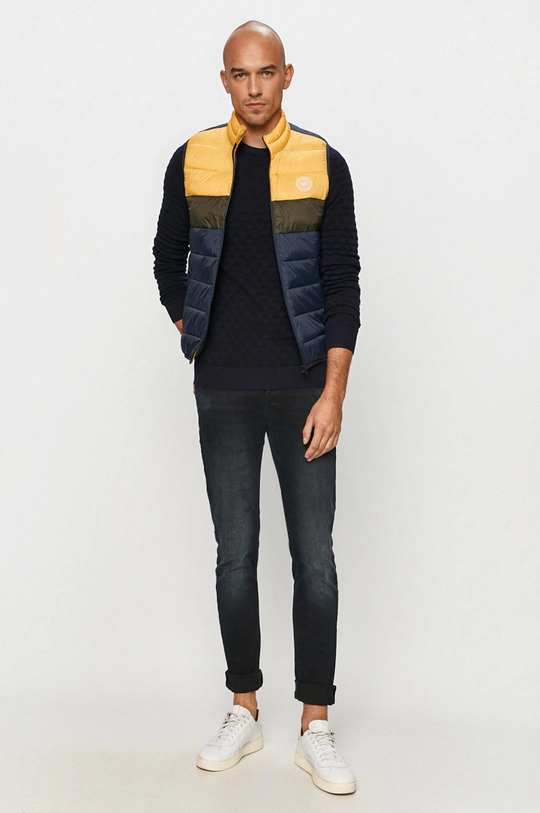 Jack & Jones - Sweter granatowy