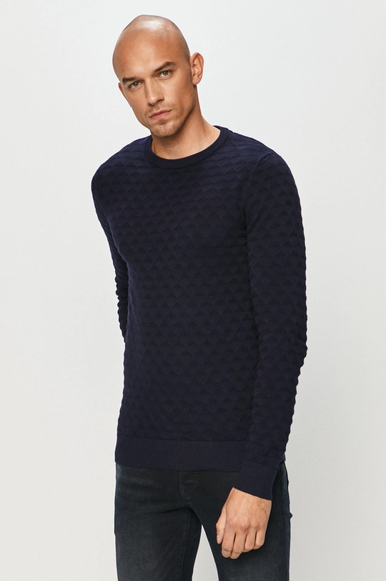 granatowy Jack & Jones - Sweter