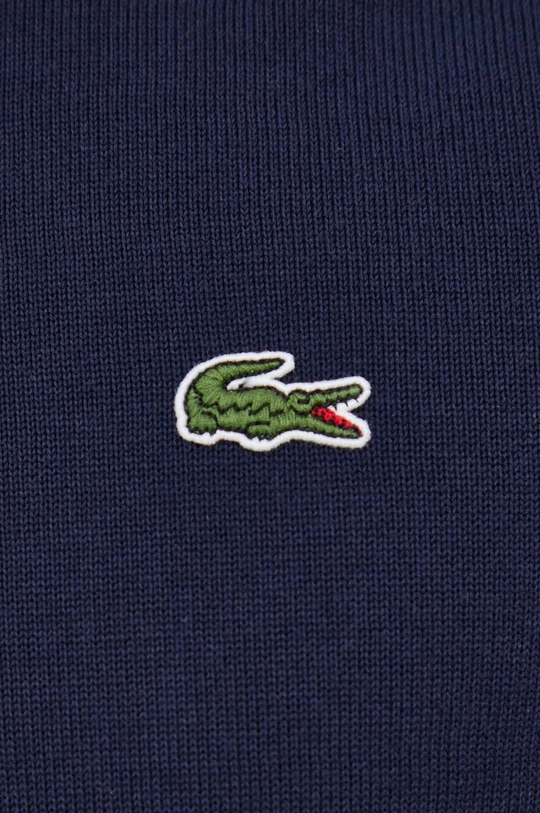 Bavlněný svetr Lacoste AH1985 námořnická modř