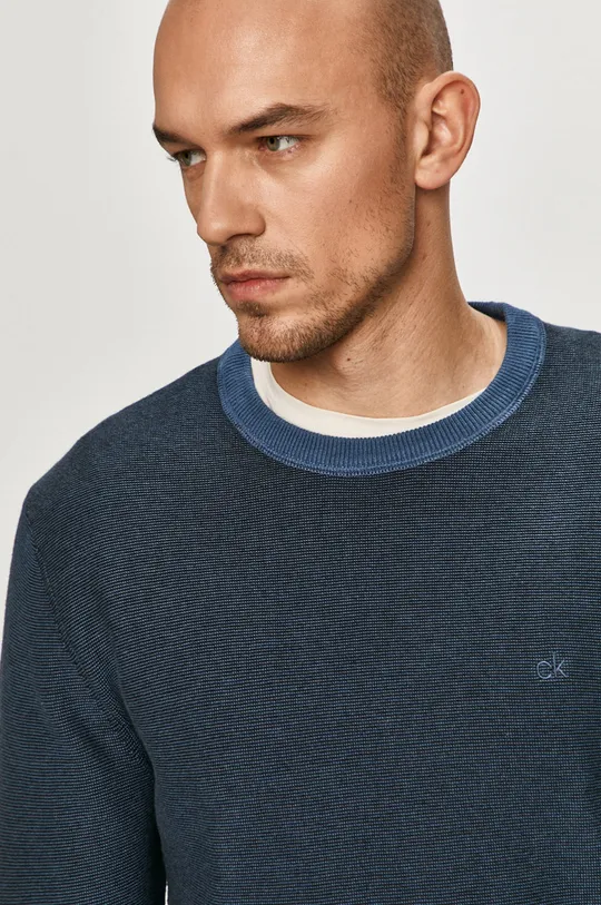 granatowy Calvin Klein - Sweter