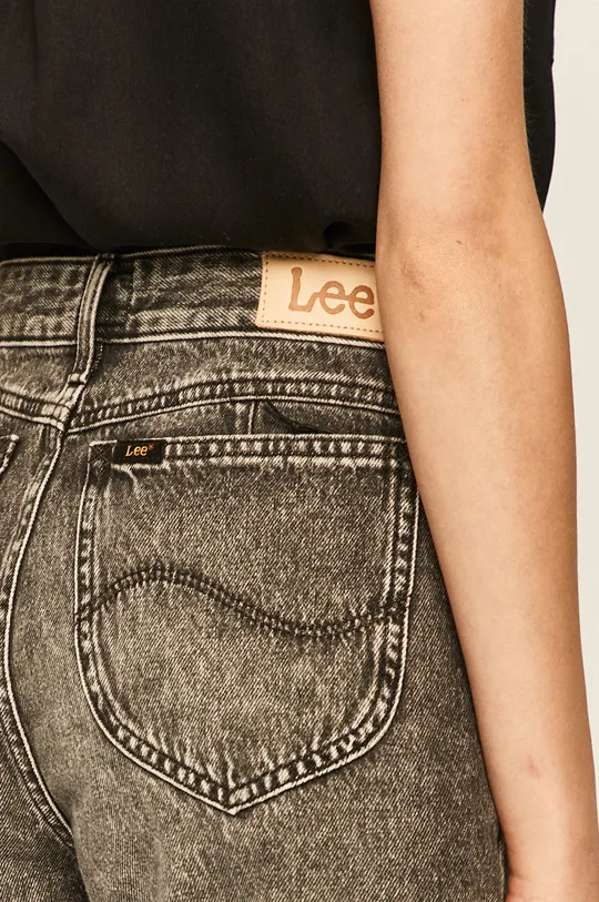 sivá Lee - Rifľové krátke nohavice