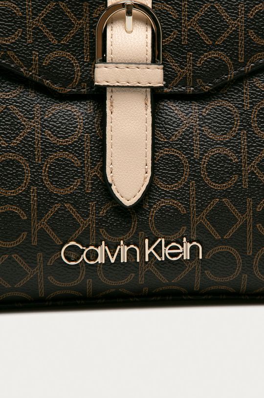 Calvin Klein - Torebka brudny brązowy