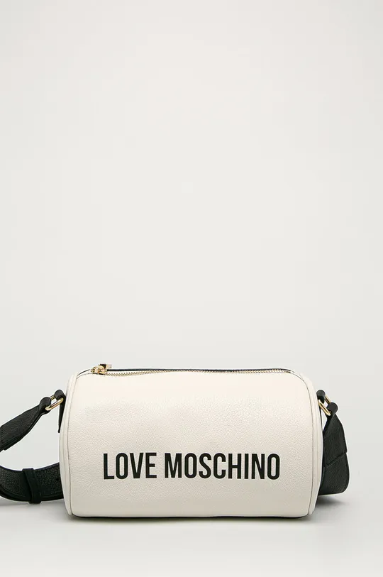 biela Love Moschino - Kožená kabelka Dámsky