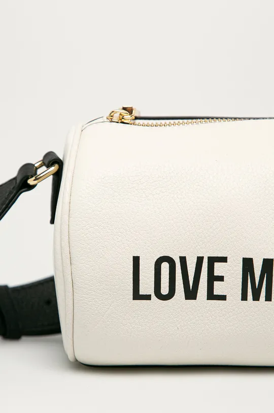 Love Moschino - Kožená kabelka biela