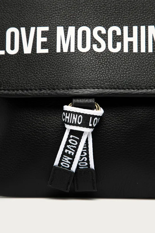 Love Moschino - Kožená kabelka čierna