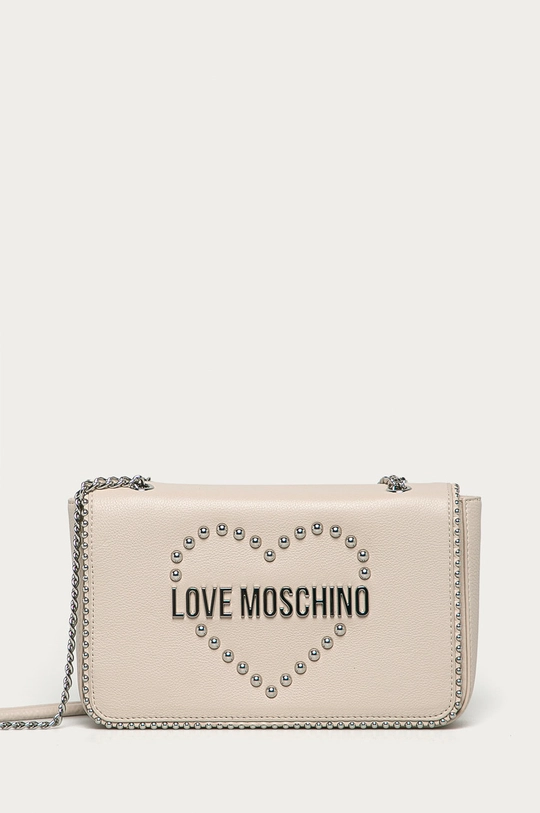 béžová Love Moschino - Kožená kabelka Dámsky