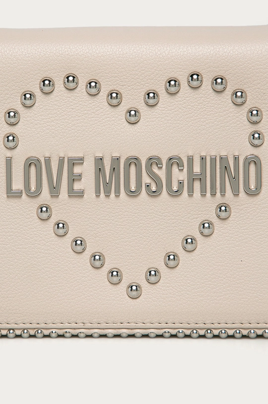 Love Moschino - Kožená kabelka béžová