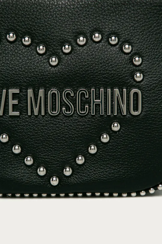 Love Moschino - Kožená kabelka čierna