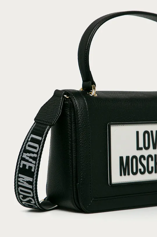 Love Moschino - Kožená kabelka  Prírodná koža