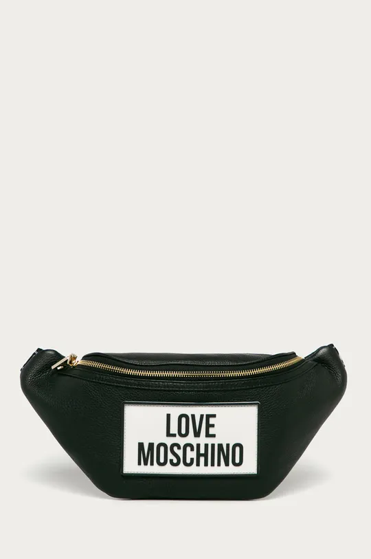 чёрный Love Moschino - Кожаная сумка на пояс Женский