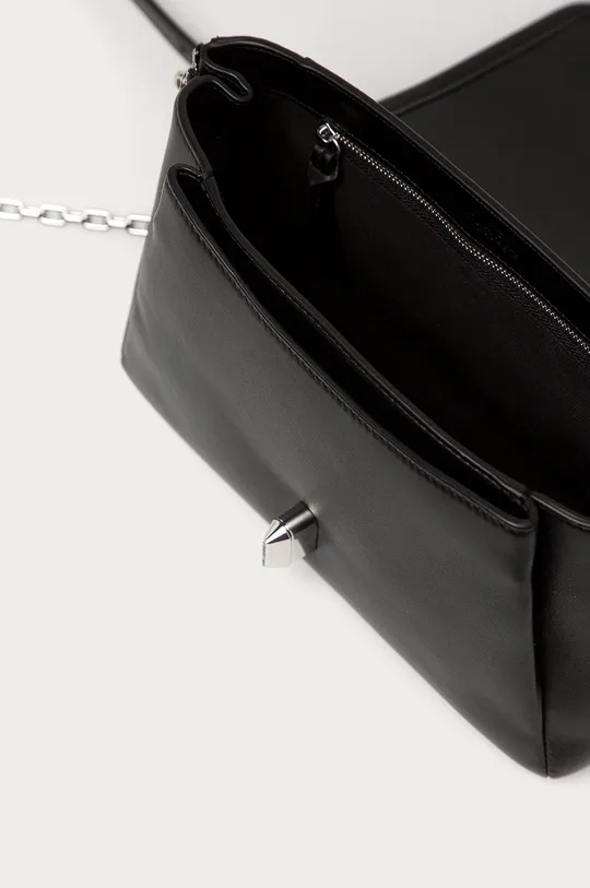 Kožená kabelka Karl Lagerfeld Dámsky