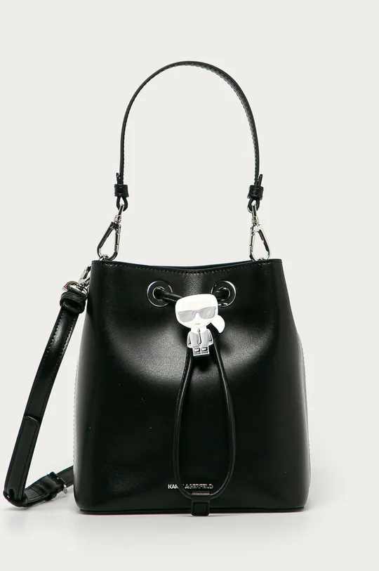 μαύρο Karl Lagerfeld Δερμάτινη τσάντα Γυναικεία