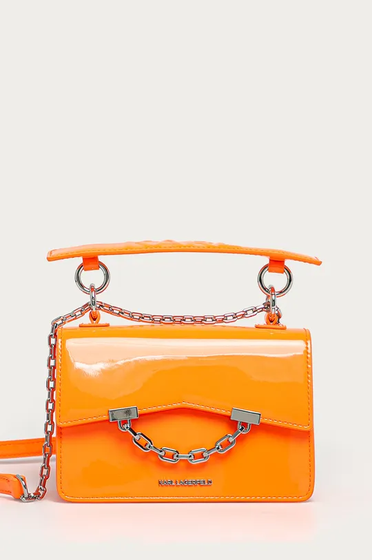 oranžová Karl Lagerfeld - Kožená kabelka Dámsky