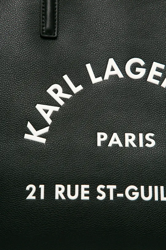 Karl Lagerfeld - Кожаная сумочка чёрный