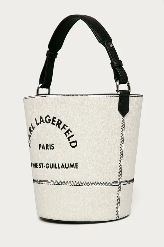 Karl Lagerfeld - Bőr táska fehér