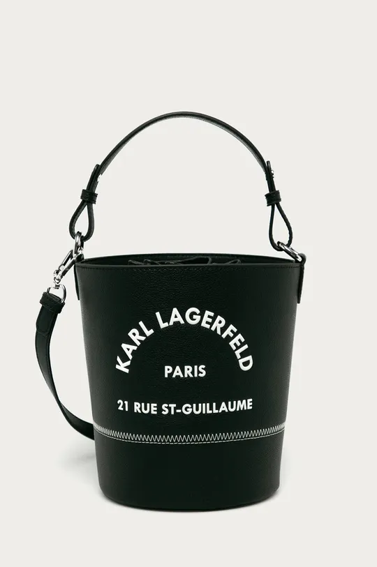 чорний Karl Lagerfeld - Шкіряна сумочка Жіночий
