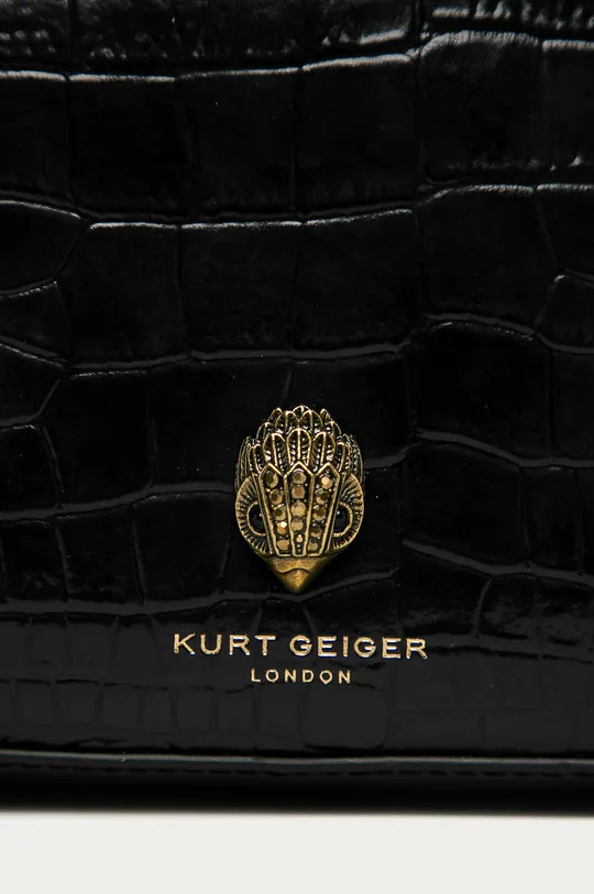 Kurt Geiger London - Kožená kabelka čierna