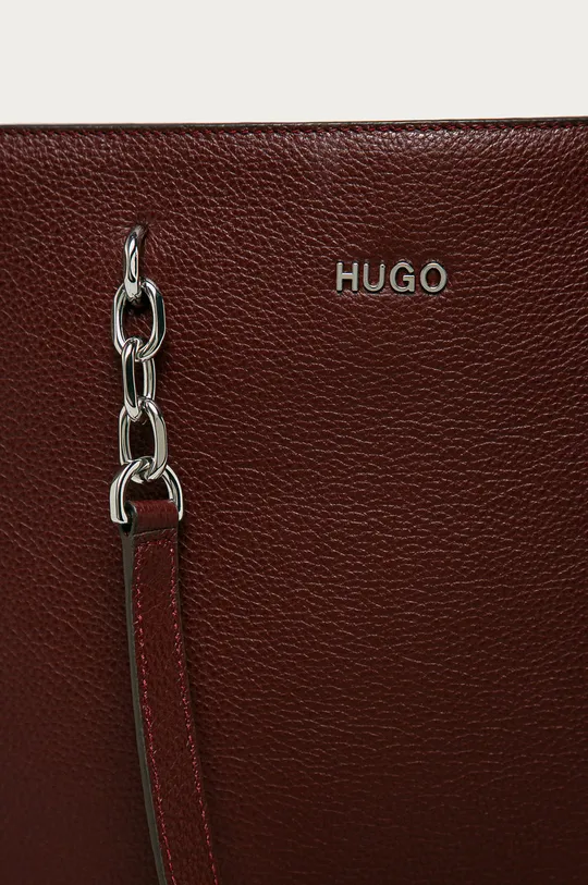 Hugo - Kožená kabelka burgundské