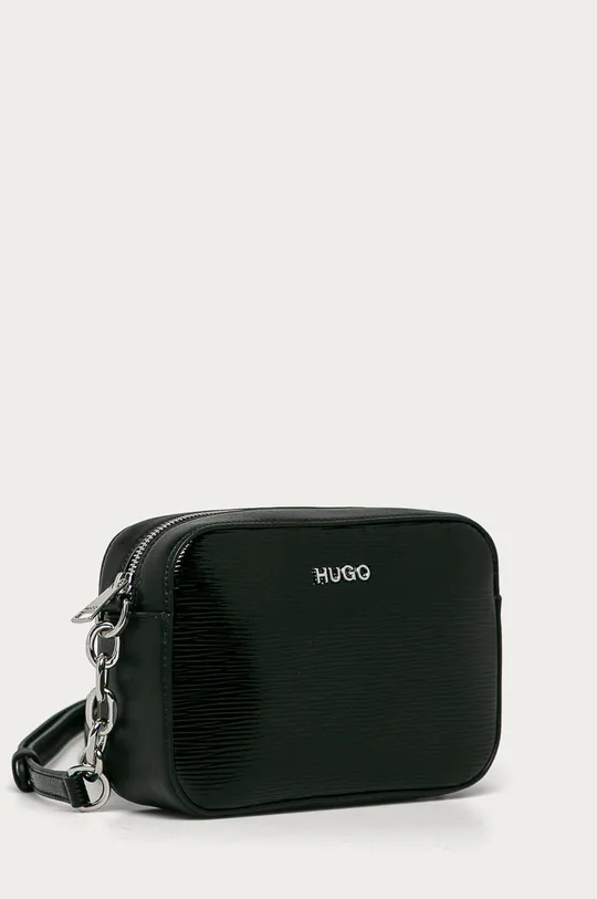 Hugo - Kožená kabelka čierna
