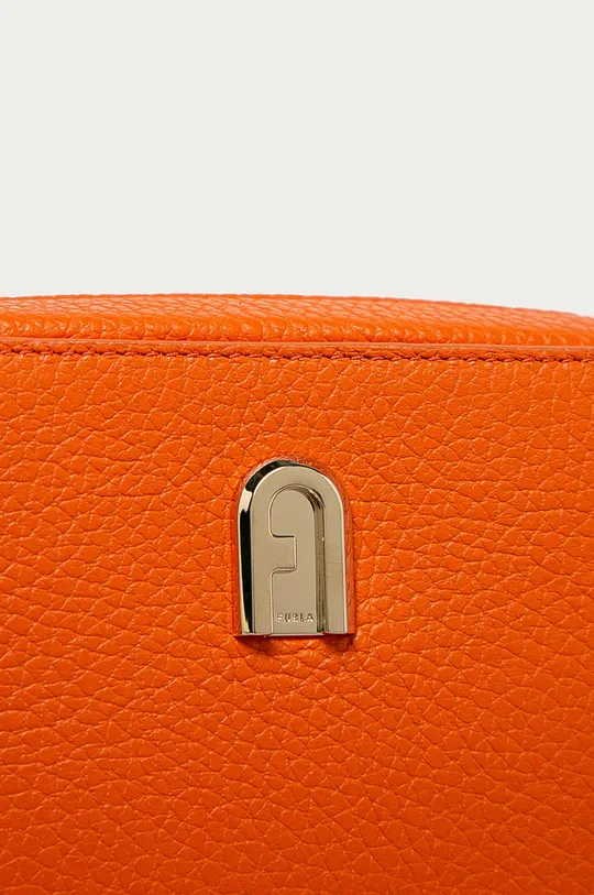 Furla - Bőr övtáska Sleek narancssárga