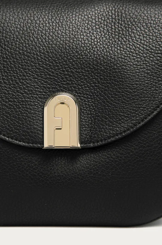 Furla - Kožená kabelka Sleek čierna