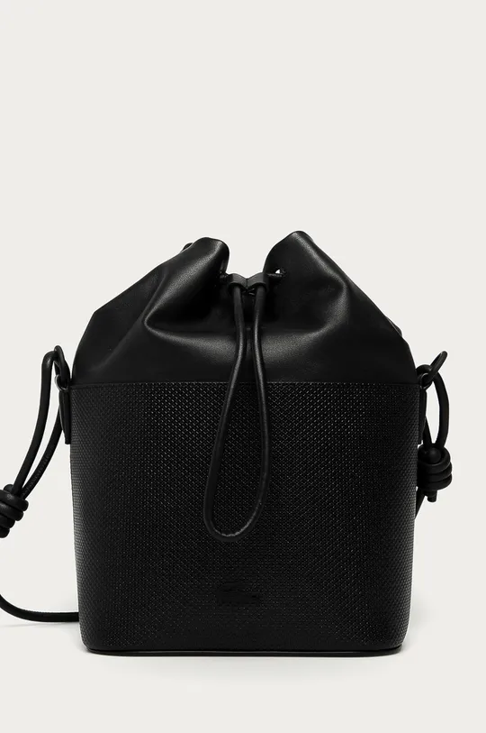 чорний Lacoste - Шкіряна сумочка Жіночий