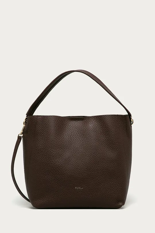 коричневий Furla - Шкіряна сумочка Grace Жіночий