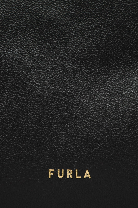 Furla - Kožená kabelka Ester čierna