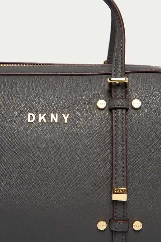 Dkny - Шкіряна сумочка сірий