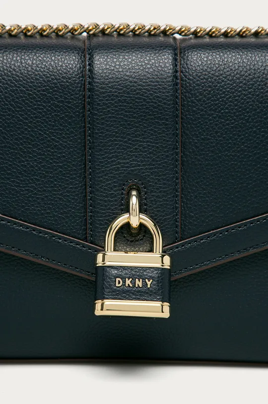 тёмно-синий Dkny - Кожаная сумочка