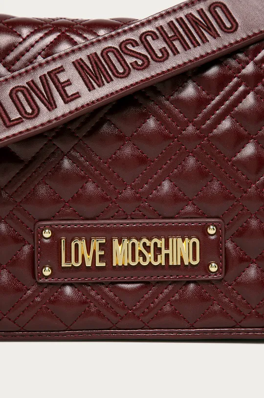 bordowy Love Moschino - Torebka