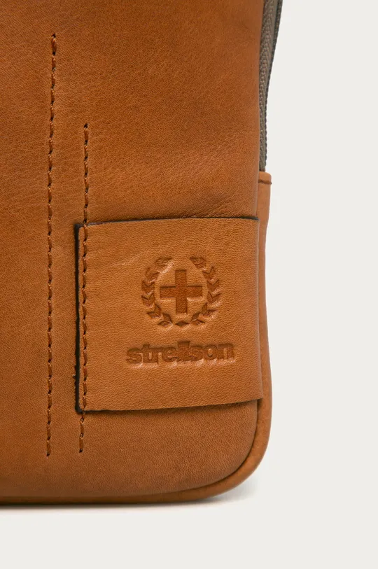 Strellson - Шкіряна сумка коричневий