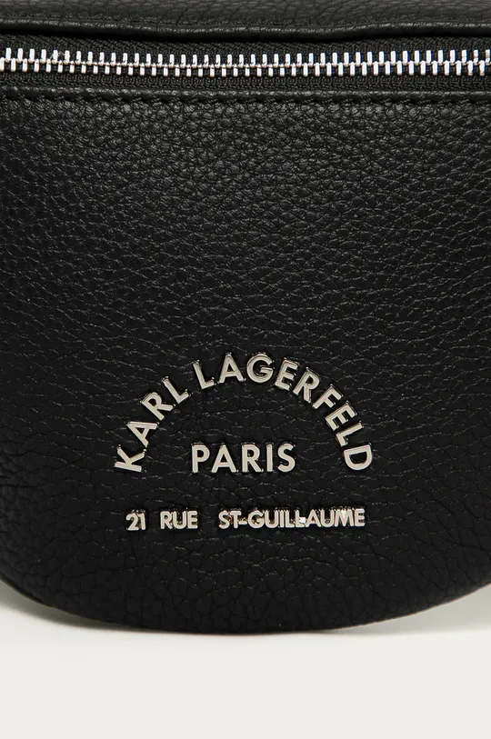Karl Lagerfeld - Кожаная сумка на пояс чёрный
