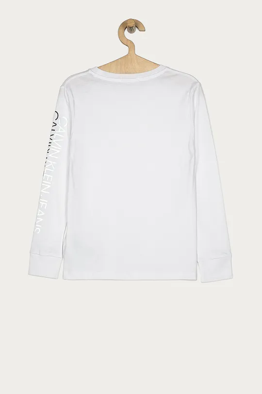 Calvin Klein Jeans - Detské tričko s dlhým rukávom 128-176 cm biela