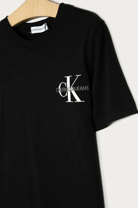 Calvin Klein Jeans - Detské tričko 128-176 cm čierna