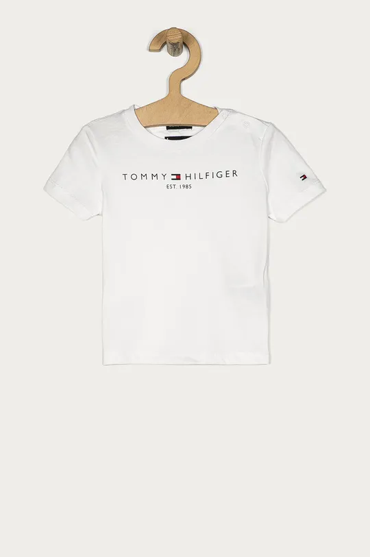 biały Tommy Hilfiger - T-shirt dziecięcy 74-176 cm KB0KB05844 Chłopięcy
