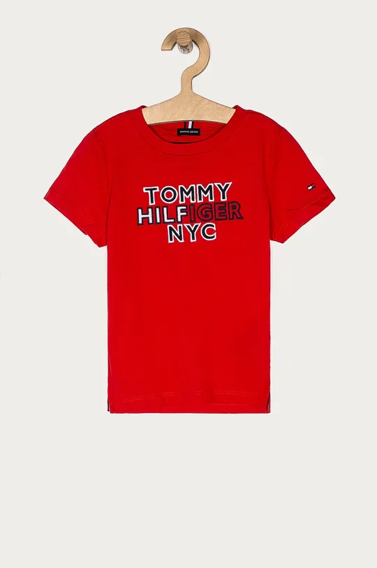 красный Tommy Hilfiger - Детская футболка 98-176 cm Для мальчиков