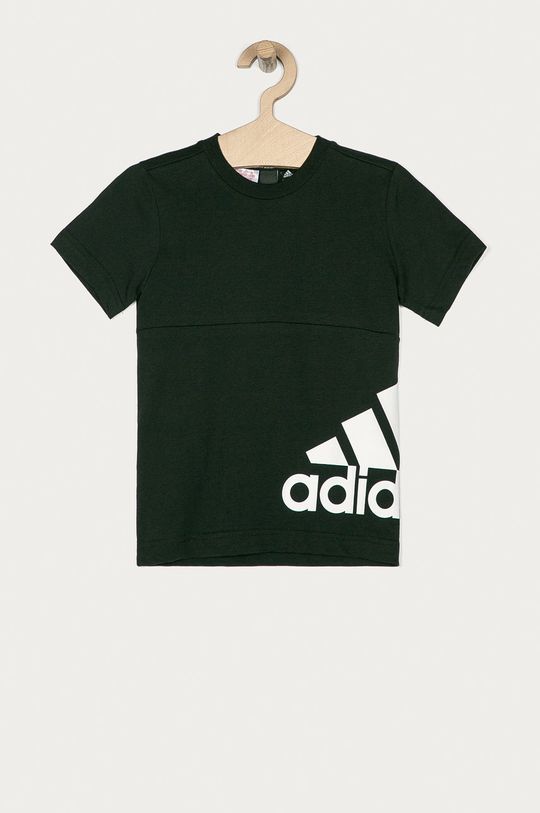 czarny adidas Performance - T-shirt 110-176 cm Chłopięcy