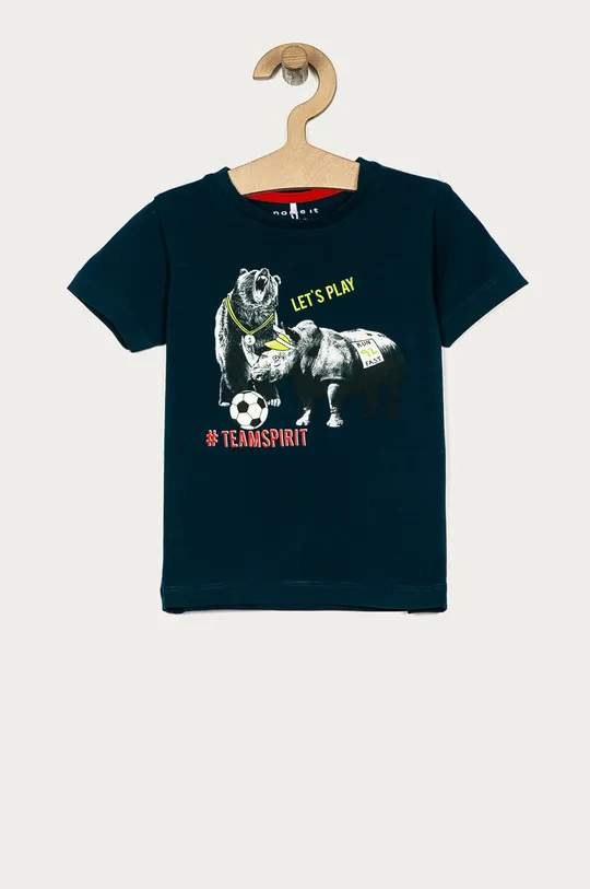 turkusowy Name it - T-shirt 80-110 cm Chłopięcy