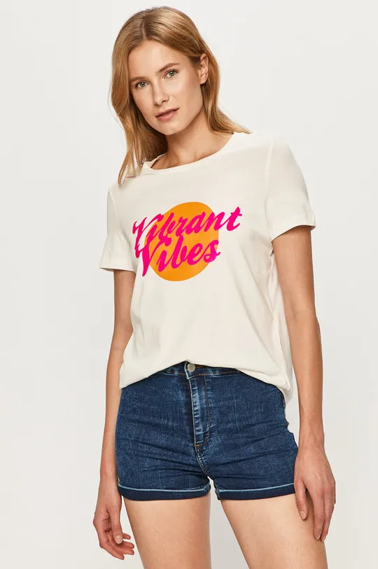 fehér Vero Moda - T-shirt Női