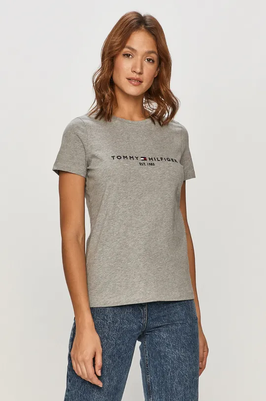 siva Tommy Hilfiger t-shirt Ženski