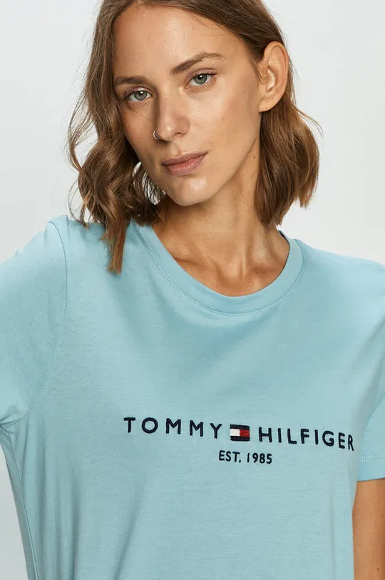 голубой Tommy Hilfiger - Футболка