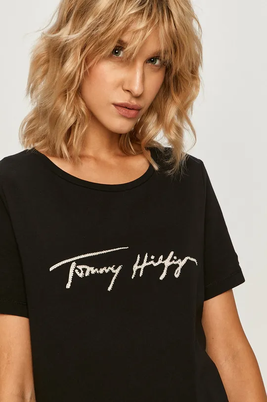 fekete Tommy Hilfiger - T-shirt Női