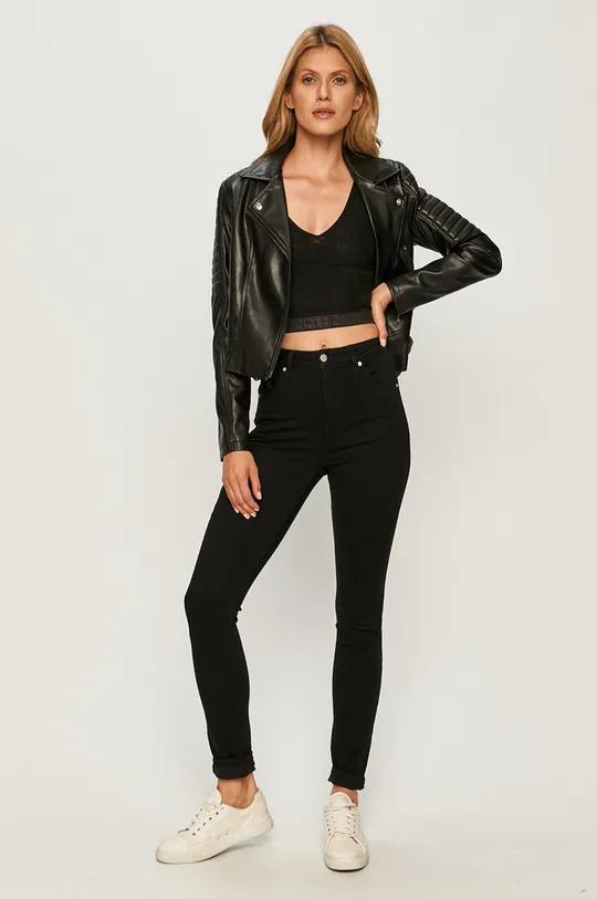 Calvin Klein Jeans - Top J20J214173 czarny