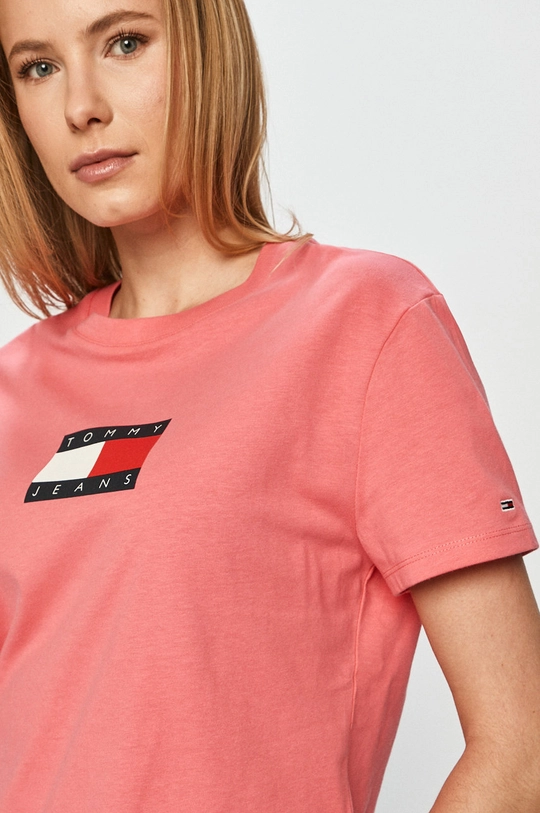 rózsaszín Tommy Jeans - T-shirt