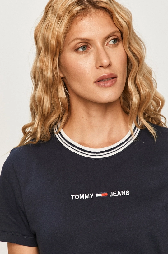 tmavomodrá Tommy Jeans - Tričko